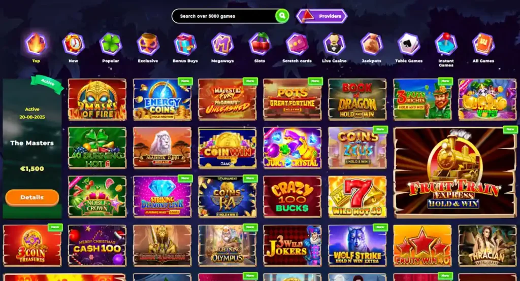 Wazamba Game Library